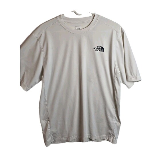 The North Face Men's Large White Short Sleeve T-shirt with Flaws - Picture 1 of 9
